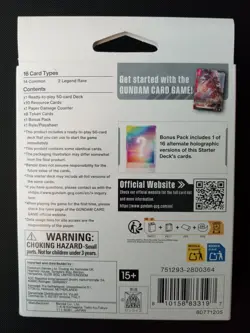 Gundam Card Game English TCG ST03 Starter Deck NOT COMPLETE - Image 2