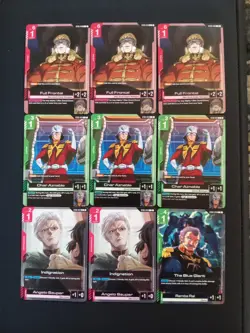 Gundam Card Game English TCG ST03 Starter Deck NOT COMPLETE - Image 5