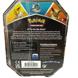 SEALED Pokemon Trading Card Game: Evolutions Tin - Vaporeon 820650809057 - Image 2