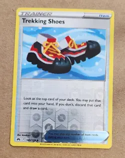 Trekking Shoes (TRAINER) 145/159 - Reverse HOLO Card - Pokemon TCG- Crown Zenith - Image 1