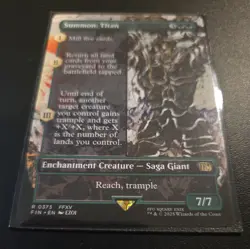 Summon: Titan- Final Fantasy Borderless Regular MTG-NM - Image 2