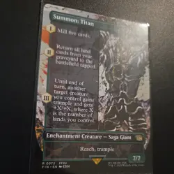 Summon: Titan- Final Fantasy Borderless Regular MTG-NM - Image 3