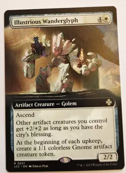 Illustrious Wanderglyph (Extended Art) LCC #21 Rare Regular NM+ - Image 1