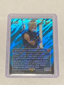 Cloud, Midgar Mercenary (Borderless) (Surge Foil) 520 Final Fantasy English - Image 1