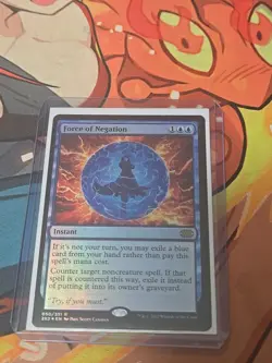 Magic the Gathering Force of Negation Foil Double Masters 2022 NM - Image 1