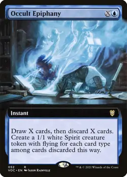Occult Epiphany Extended Art Regular - Crimson Vow Commander MTG-NM - Image 1