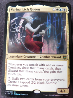MTG Single - Varina, Lich Queen; Unplayed - Foil - Mythic - Image 1