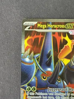Pokemon Mega Heracross EX Phantasmal Flames #108/094 Ultra Rare Full Art Nm - Image 3