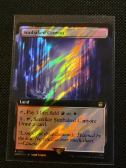 Sunbaked Canyon - #1110 - Extended Art - Surge Foil Rare - Doctor Who Dr. - WHO - Image 1