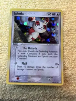 2004 POKEMON EX HIDDEN LEGENDS 48 SPINDA-REVERSE FOIL - Image 1