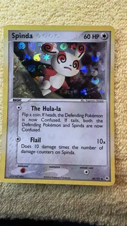 2004 POKEMON EX HIDDEN LEGENDS 48 SPINDA-REVERSE FOIL - Image 2