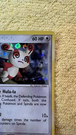 2004 POKEMON EX HIDDEN LEGENDS 48 SPINDA-REVERSE FOIL - Image 3