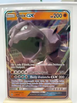 Onix GX (36/68) - Hidden Fates - Pokemon TCG - NM - Image 2