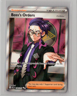 Boss’s Orders (Corbeau) 256/217 Pokemon TCG Ascended Heroes Ultra Rare NM - Image 1