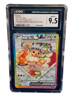 Pokemon Eevee ex #174 MINT+ 9.5 Black Star Promo From Prismatic Evolutions 🔥 - Image 2