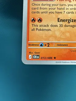 Pokemon TCG Delphox 013/086 Non Holo Deck Exclusive Chaos Rising NM 2797 - Image 4