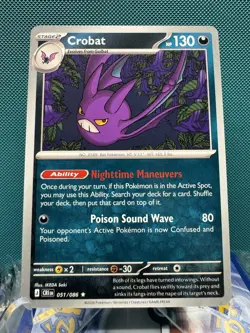 Crobat 051/086 Non Holo Rare (deck exclusive) Pokemon Chaos Rising CRI 2799 - Image 1