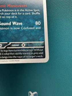 Crobat 051/086 Non Holo Rare (deck exclusive) Pokemon Chaos Rising CRI 2799 - Image 5