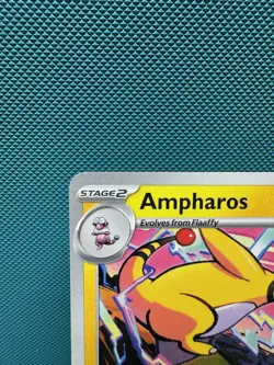Ampharos #029/086 Non-Holo Rare Deck Exclusives - Pokemon Chaos Rising 2803 - Image 2