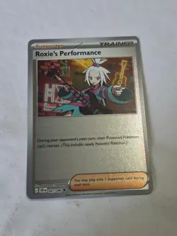 Roxie's Performance 081/086 Uncommon ME04: Chaos Rising Pokemon Reverse Holo NM - Image 1