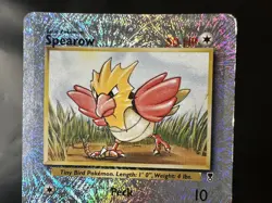 2002 Pokemon Legendary Collection 94/110 Spearow Reverse Holo (DMG) - Image 2