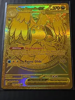 Pokemon TCG Mega Dragonite EX Ascended Heroes 295/217 Gold Hyper Rare NM - Image 1