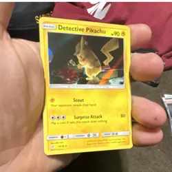 Pokemon Detective Pikachu 10/18 holo Rare MINTYYYY - Image 1
