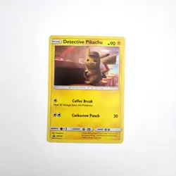 Pokemon TCG Detective Pikachu SM190 Promo Holo LP Light Play - Image 2