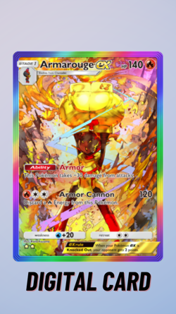 Armarouge EX Rainbow Paldean Wonders Pokemon TCG Pocket 2 Star ⭐⭐ (English) - Image 1
