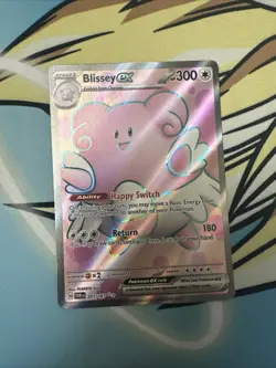 Pokemon TCG Blissey EX Twilight Masquerade Holo Rare Full Art - Image 1
