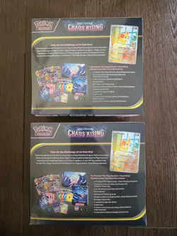 2x Chaos Rising Pokemon Center ETB Elite Trainer Box - Factory Sealed - In Hand! - Image 2