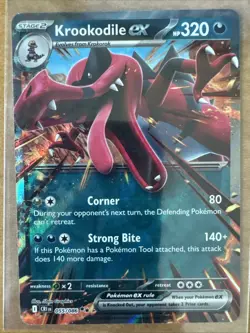 Krookodile ex 55/86 Double Rare Pokemon Chaos Rising - Image 1