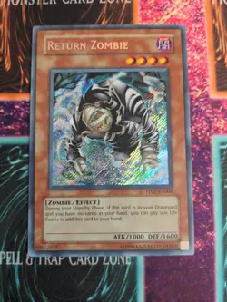 Yu-Gi-Oh! Return Zombie PP01-EN006 Unlimited Secret Rare NM - Image 1