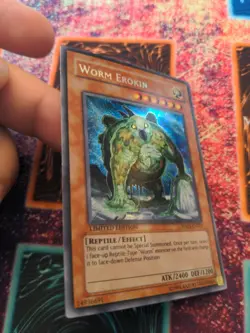 Yu-Gi-Oh! Worm Erokin HA01-EN021 Limited Secret Rare NM - Image 2