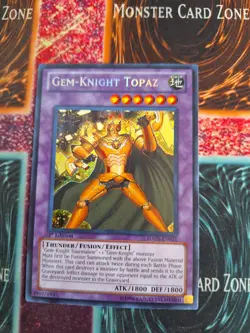 Yu-Gi-Oh! Gem-Knight Topaz HA05-EN021 Secret Rare 1st Edition Near Mint - Image 1