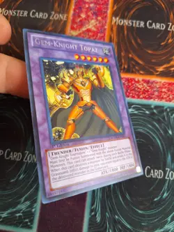 Yu-Gi-Oh! Gem-Knight Topaz HA05-EN021 Secret Rare 1st Edition Near Mint - Image 2
