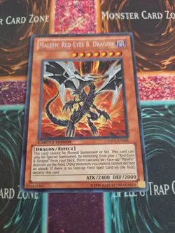 Yu-Gi-Oh! Malefic Red-Eyes B. Dragon YMP1-EN001 Secret Rare Limited Near Mint - Image 1