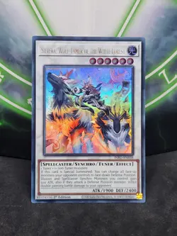 Yugioh Silvera, Wolf Tamer of the White Forest INFO-EN038 Ultra Rare 1st Ed NM - Image 1