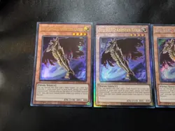 3x Evil HERO Adusted Gold RA04-EN029 Prismatic Ultimate, Secret, Ultra Set NM - Image 2