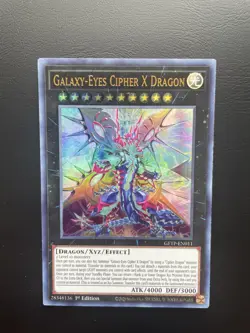 Yugioh Galaxy-Eyes Cipher X Dragon GFTP-EN011 1st Edition Ultra Rare LP - Image 1