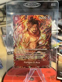 Bandai One Piece CCG Portgas D. Ace ST15-005 Foil (Special) EN NM - Image 1