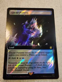 Glacial Fortress - #1092 (Extended Art) (Surge Foil) Doctor Who - Mtg - Image 1
