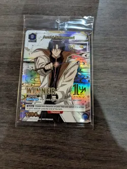 Aoshi Shinomori Winner Foil - UEPR /RNK-1-014 NM - Union Arena Sealed - Image 1