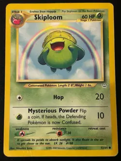 Skiploom 52/64 Neo Revelation common MP Pokemon Card TGC WOTC - Image 1