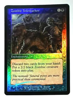 Magic the Gathering * MTG * 1 x Zombie Infestation * Foil * Odyssey * LP - Image 1