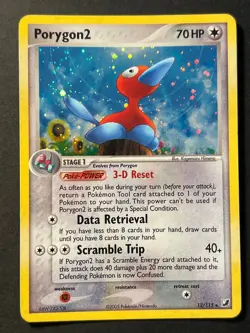 Porygon2 12/115 Holo Rare Pokemon Card ex Unseen Forces LP - Image 1