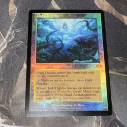 Dark Depths X1 Mtg Dominaria Remastered Nm Foil Retro Frame - Image 1