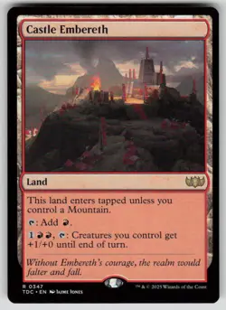 Castle Embereth Normal R Commander: Tarkir: Dragonstorm 347 NM - Image 1