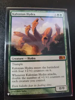 Magic MTG Kalonian Hydra Creature Card Core 2014 The List NM - Image 1
