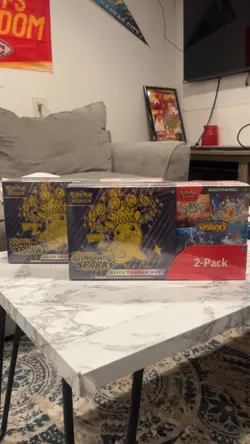 Pokemon Surging Sparks ETB + Booster Bundle Costco - Sealed - Lot of 2 - Image 1